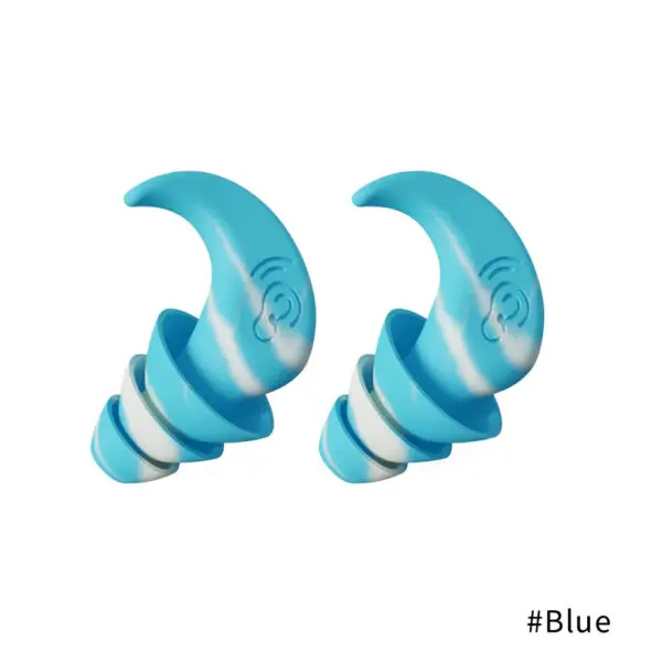 Anti Noise Silicone Earplugs Waterproof Swimming Ear Plugs For Sleeping Diving Surf Soft Comfort Natation Swimming Ear Protector - Image 7