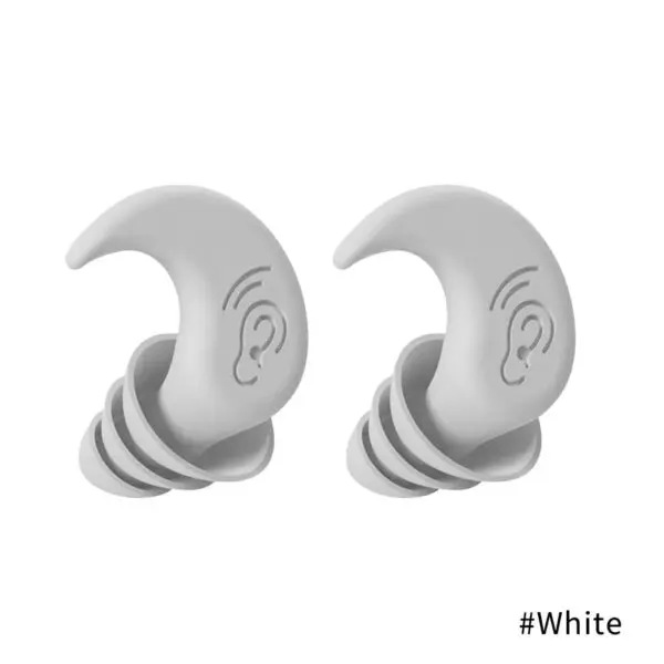 Anti Noise Silicone Earplugs Waterproof Swimming Ear Plugs For Sleeping Diving Surf Soft Comfort Natation Swimming Ear Protector - Image 10
