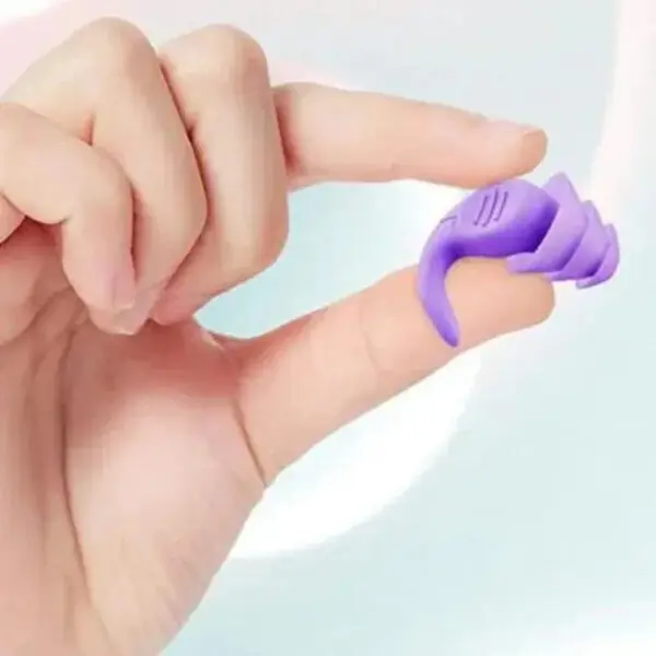 1 Pair Antinoise Earplugs Sound Insulation Ear Protection Earplugs Sleeping Swimming Travel Noise Reduction Waterproof Earplugs - Image 3