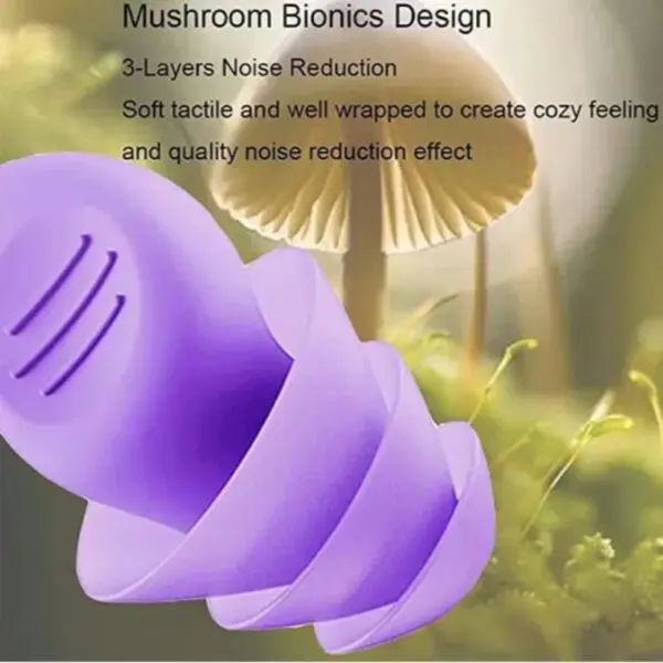 1 Pair Antinoise Earplugs Sound Insulation Ear Protection Earplugs Sleeping Swimming Travel Noise Reduction Waterproof Earplugs - Image 6
