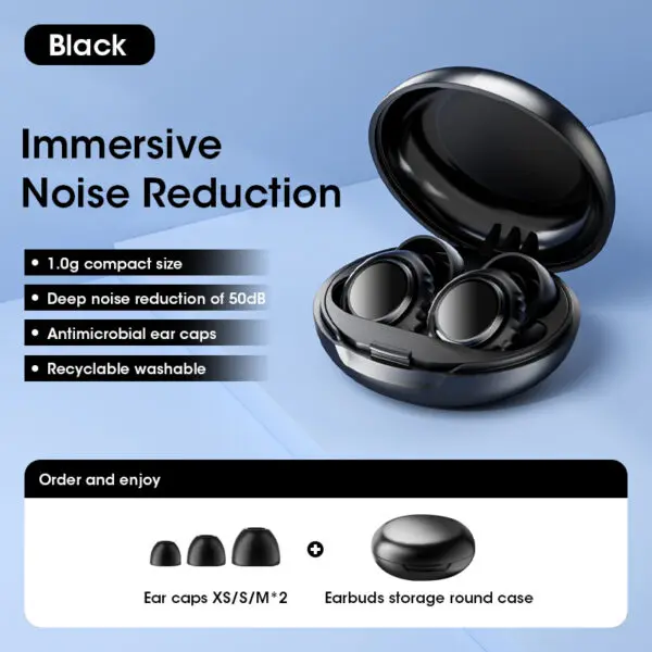 Ear Plugs Sleep Noise Cancelling Reusable Hearing Protection Anti noise earplugs for Concerts Travel Silicone Sleeping Ear plug - Image 7