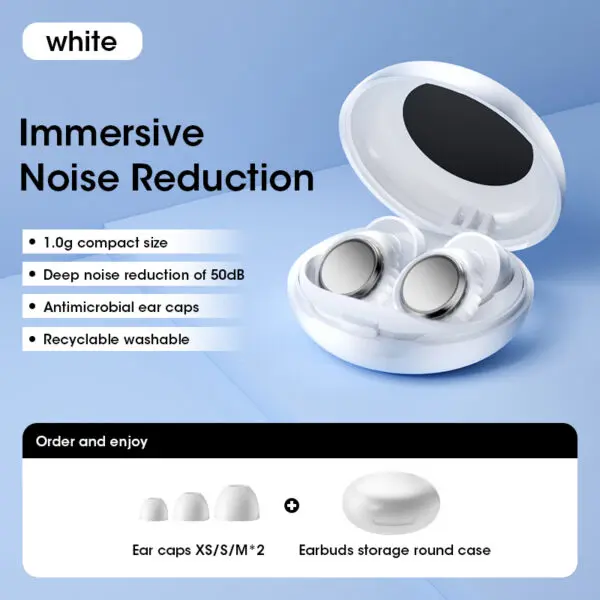 Ear Plugs Sleep Noise Cancelling Reusable Hearing Protection Anti noise earplugs for Concerts Travel Silicone Sleeping Ear plug - Image 8