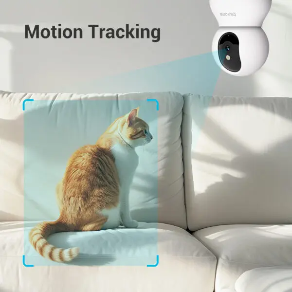 2 Pcs Blurams Indoor Security Camera 2K, Home Security Camera for Dog/Elder, Security Camera with One-Touch Call Update A31S-2pc - Image 2