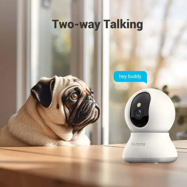2 Pcs Blurams Indoor Security Camera 2K, Home Security Camera for Dog/Elder, Security Camera with One-Touch Call Update A31S-2pc - Image 5