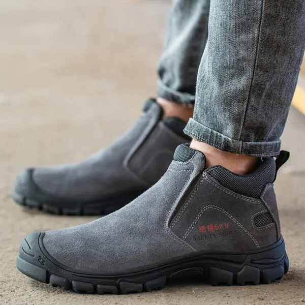 Insulation Men Work Boots Puncture-Proof Safety Shoes Steel Toe Welder Protective Shoes Indestructible Shoes - Image 3