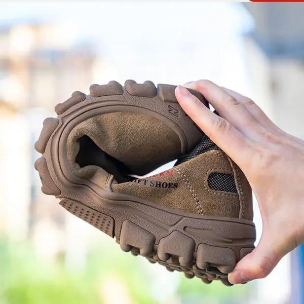 Insulation Men Work Boots Puncture-Proof Safety Shoes Steel Toe Welder Protective Shoes Indestructible Shoes - Image 5