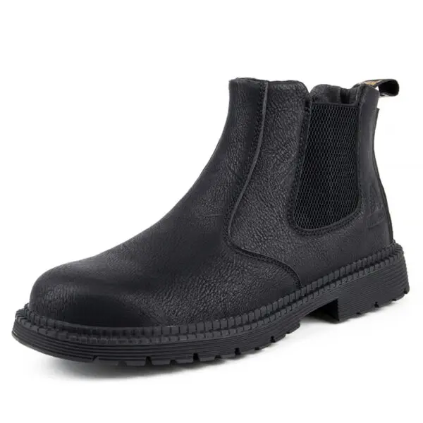 Waterproof Work & Safety Boots Men Leather Boots Indestructible Male Work Shoes Men Winter Boots Safety Shoes Men Steel Toe Shoe - Image 9