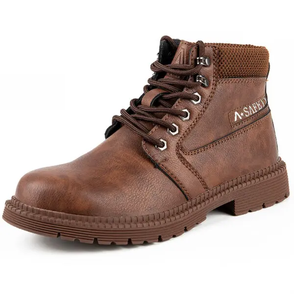 Waterproof Work & Safety Boots Men Leather Boots Indestructible Male Work Shoes Men Winter Boots Safety Shoes Men Steel Toe Shoe - Image 11