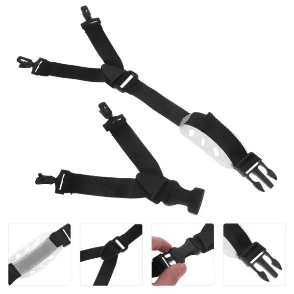 2pcs Safety Hat Chin Straps Hard Hat Elastic Strap Chin Straps for Construction Worker Protective Gear SafetyHelmet Workplace