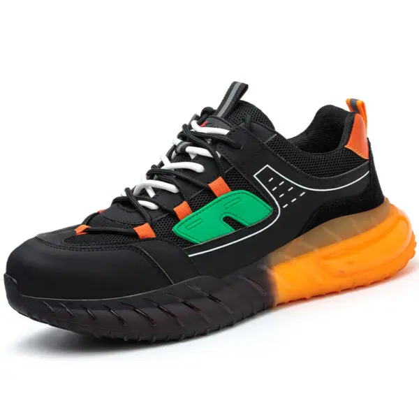 Men Work Safety Shoes Indestructible Breathable Air cushion Work Sneakers Puncture-Proof Safety Boots Protective Security Shoes - Image 7