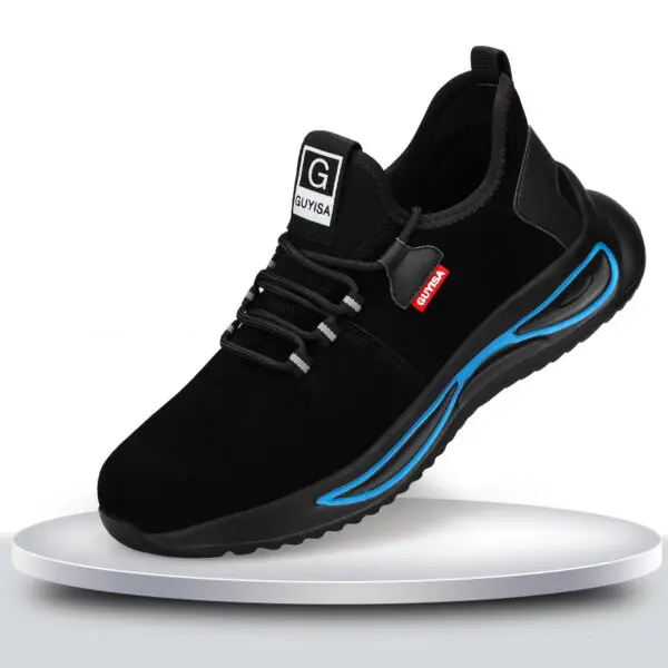 Breathable Work Shoes For Men Women Safety Shoes Men Anti-Smash Anti-Puncture Indestructible Shoes Protective Steel Toe Shoes 49 - Image 9