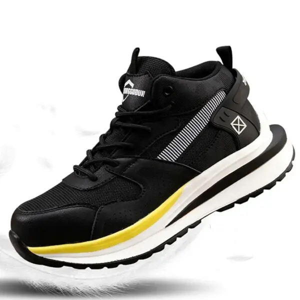 High Quality 2023 Fashion Work Boots Men Anti-puncture Safety Sneakers Steel Toe Cap Indestructible Protective Male Footwear - Image 7