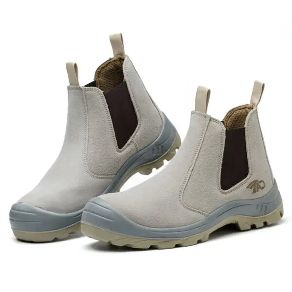 High Quality Safety boots for men work shoes construction with steel toe slip on without laces welder welding - Image 5