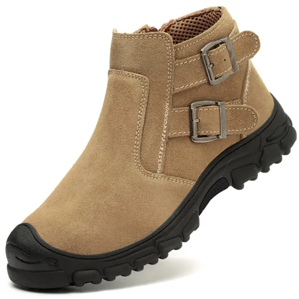 Men Work Safety Boots Indestructible Welder Shoes Steel Toe Work Shoes Anti smashing Security Protective Men Safety Shoes - Image 7