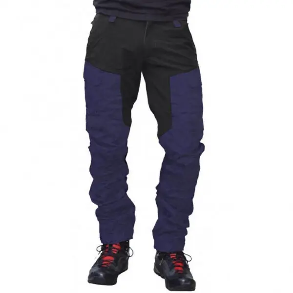 Windproof Cargo Pants Men Summer Long Work Trousers Male Outdoor Color Block Multi Pockets Sports Camping Fishing Pant - Image 7