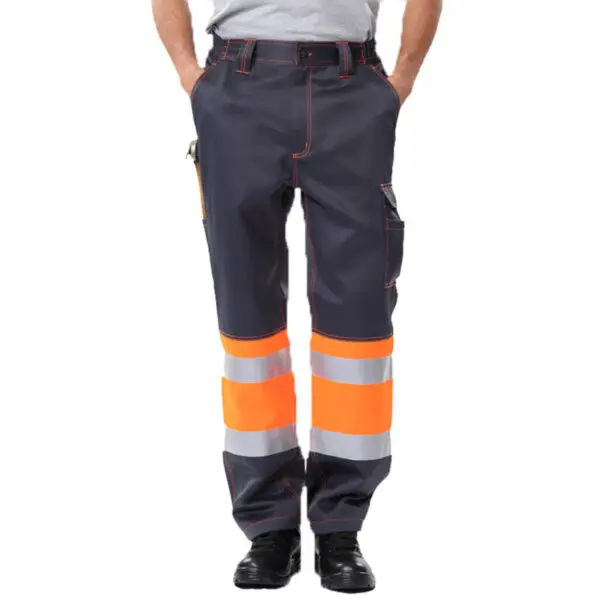 Protective Pants for Work with Multi Pockets Work Pants Men Working Pants Men Workwear Cargo Trousers Safety Reflective Pants - Image 5