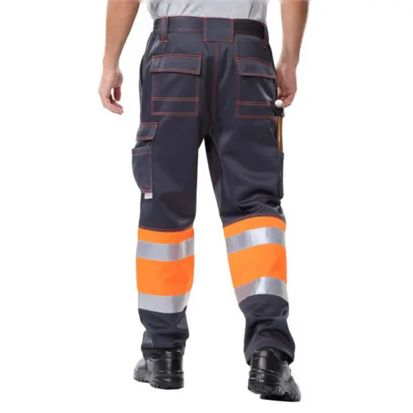 Protective Pants for Work with Multi Pockets Work Pants Men Working Pants Men Workwear Cargo Trousers Safety Reflective Pants - Image 6