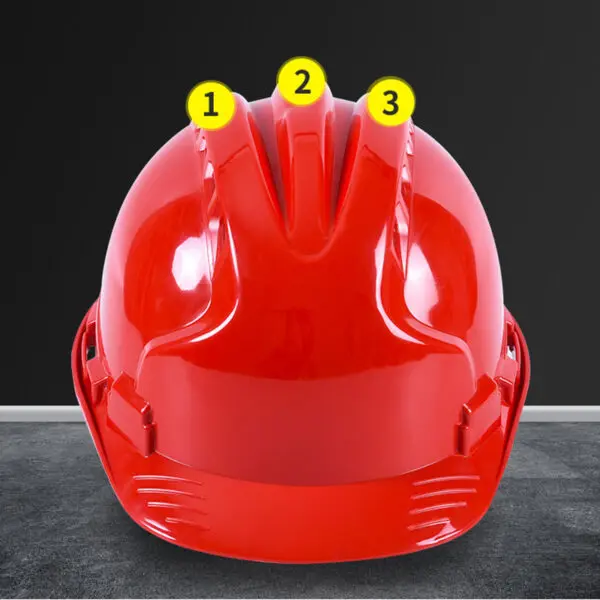 Construction Safety Helmet Hard Hat ABS Thicken Anti Strong Rolling Adjustable 8-Point Suspension Industrial Climbing - Image 3