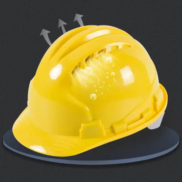 Construction Safety Helmet Hard Hat ABS Thicken Anti Strong Rolling Adjustable 8-Point Suspension Industrial Climbing - Image 5