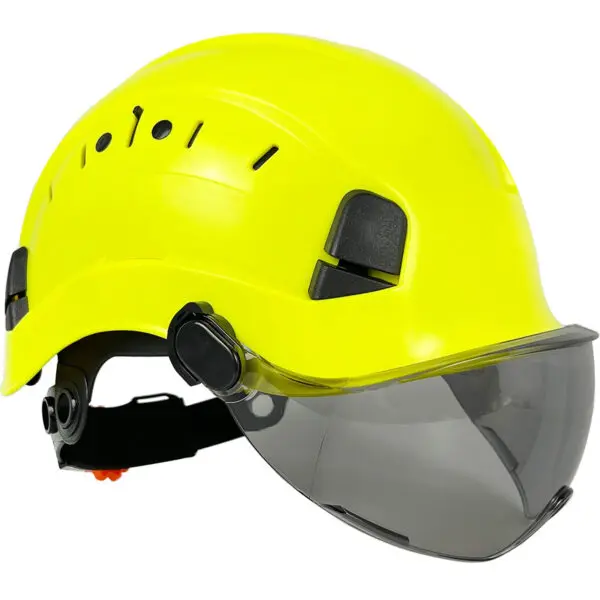 CE Construction Safety Helmet With Goggles Visor ABS Hard Hat ANSI Industrial Work Head Protection Rescue - Image 6