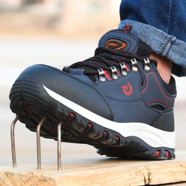 Steel Toe Cap Shoes For Men Work Boots Puncture-Proof Work Safety Shoes Protective Working Shoes Male Footwear Security Sneakers - Image 3
