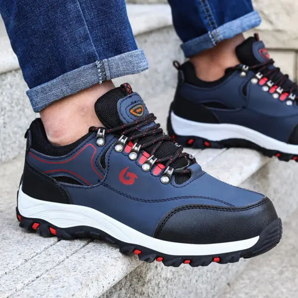 Steel Toe Cap Shoes For Men Work Boots Puncture-Proof Work Safety Shoes Protective Working Shoes Male Footwear Security Sneakers - Image 4
