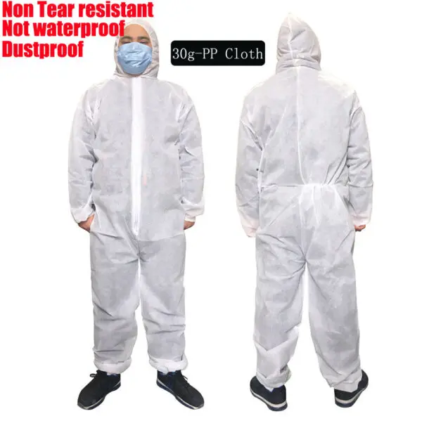 Disposable Breathable Dustproof Water Oil Resist Work Safety Clothing Anti Dust Spary Painting Decorating Labour Coverall Suit - Image 7