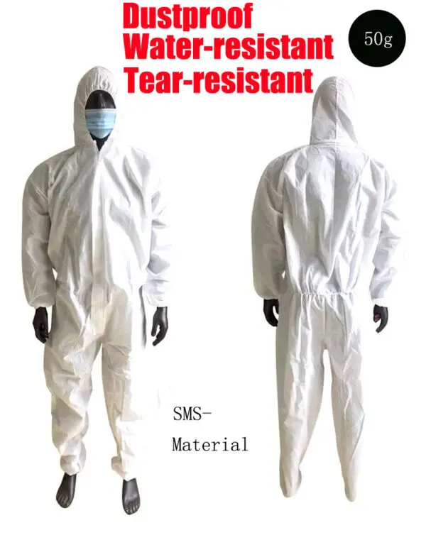 Disposable Breathable Dustproof Water Oil Resist Work Safety Clothing Anti Dust Spary Painting Decorating Labour Coverall Suit - Image 10