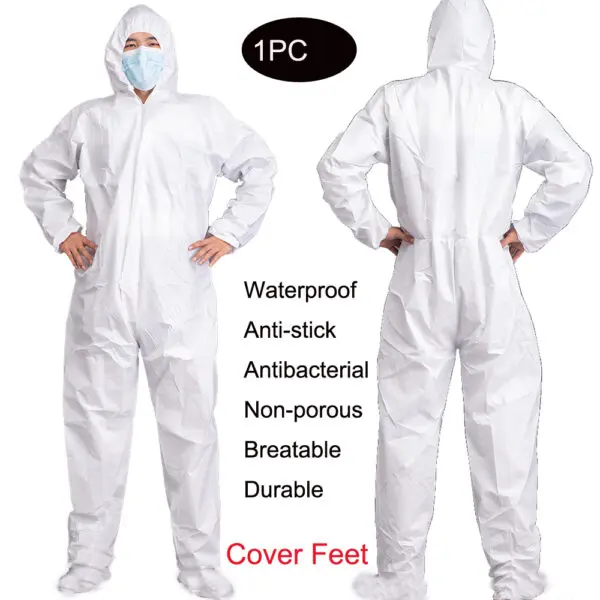 Disposable Breathable Dustproof Water Oil Resist Work Safety Clothing Anti Dust Spary Painting Decorating Labour Coverall Suit - Image 11