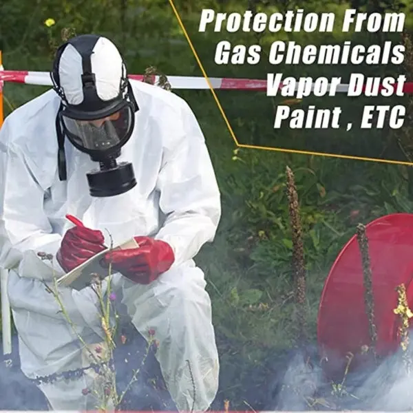 New MF14/87 Respirator, Full Face Gas Mask with Activated Carbon Filter for Vapour, Chemical, Nuclear Contamination Protection - Image 2