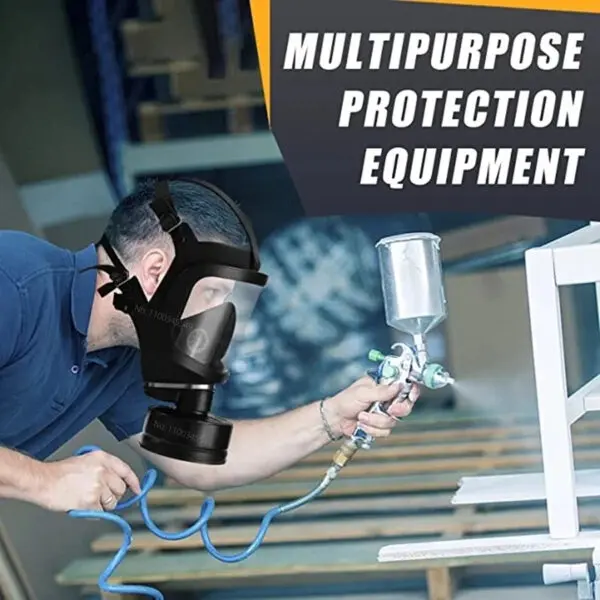 New MF14/87 Respirator, Full Face Gas Mask with Activated Carbon Filter for Vapour, Chemical, Nuclear Contamination Protection - Image 3