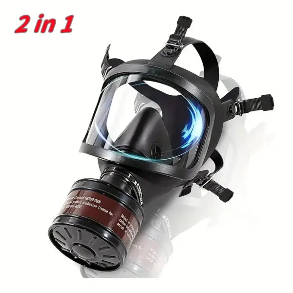 New MF14/87 Respirator, Full Face Gas Mask with Activated Carbon Filter for Vapour, Chemical, Nuclear Contamination Protection - Image 9