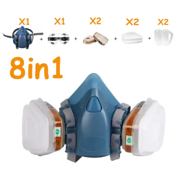 7502 Respirator Mask Protective Mask Industry Painting Spray Dust Gas Mask With 501 5N11 6001CN Chemcial Half face Mask - Image 8