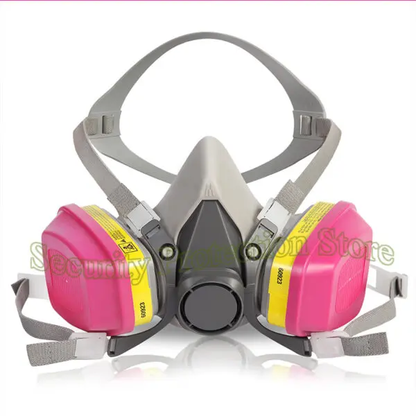 Full Face Respirator 6800 Mask NIOSH Silicone Face Seal Reusable Respirator Mask with Filters 60923 2097 for Paint Spray Dust - Image 10