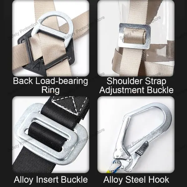 High Altitude Work Safety Harness Full/Half Body Safety Belt Rope Outdoor Climbing Training Construction Protective Equipment - Image 5