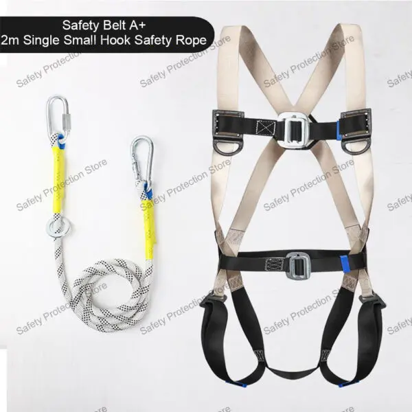High Altitude Work Safety Harness Full/Half Body Safety Belt Rope Outdoor Climbing Training Construction Protective Equipment - Image 8