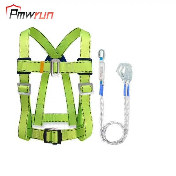 Half-body Three-point Anti-drop Seat Belt High-altitude Work Fall Protection Construction Polyester Double-back Seat Belt