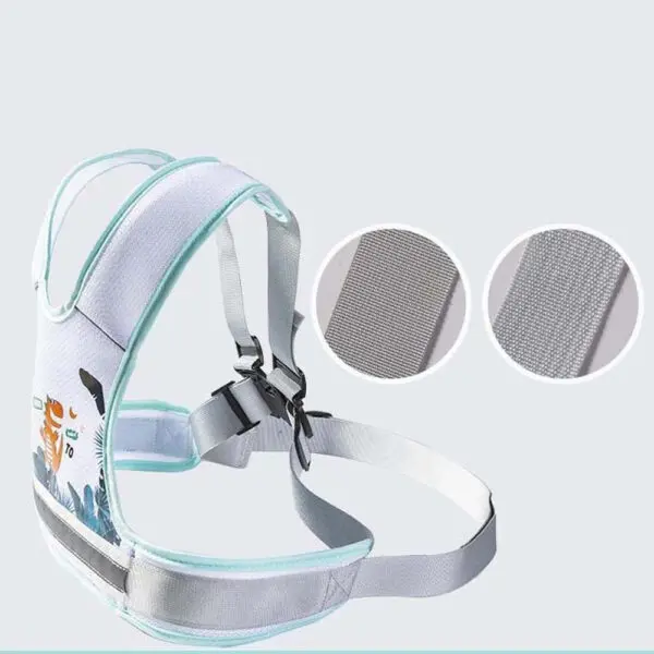 Composite Sponge Motorcycle Seat Vest Strap Oxford Cloth Adjustable Kids Safety Seat Harness Sturdy Breathable Chest Safe Belt - Image 2