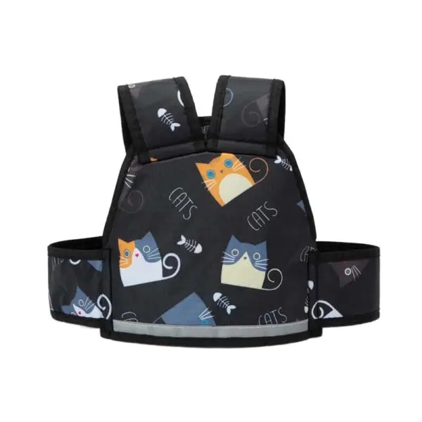 Composite Sponge Motorcycle Seat Vest Strap Oxford Cloth Adjustable Kids Safety Seat Harness Sturdy Breathable Chest Safe Belt - Image 8
