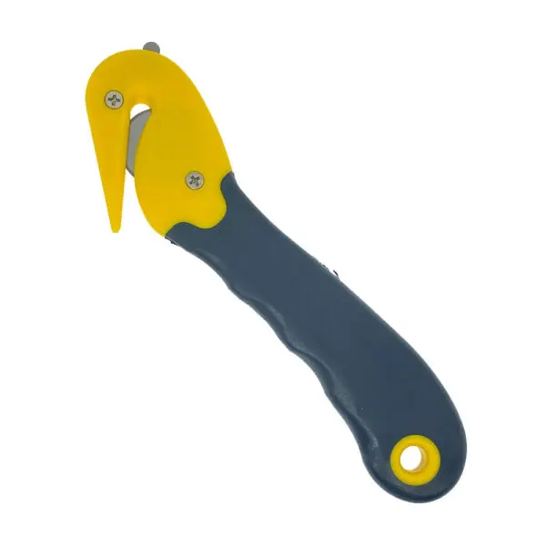 1PC Hook Fixed discs Knives TPR Safety Knife Box Carton Opener ABS Ergonomic Plastic Handle Multifunction Cutting Tools Cutter