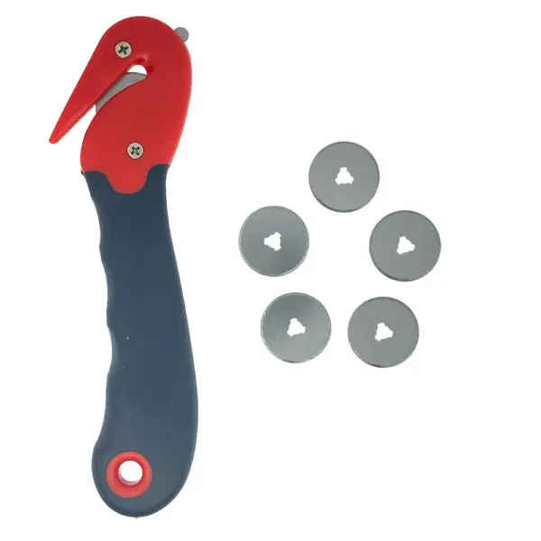 1PC Hook Fixed discs Knives TPR Safety Knife Box Carton Opener ABS Ergonomic Plastic Handle Multifunction Cutting Tools Cutter - Image 7