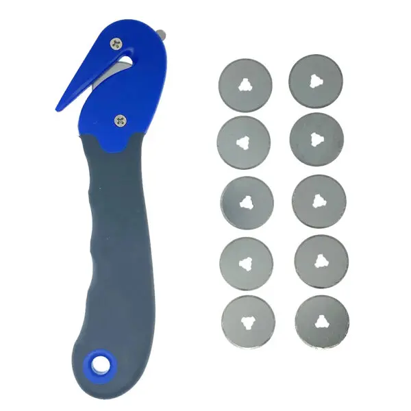 1PC Hook Fixed discs Knives TPR Safety Knife Box Carton Opener ABS Ergonomic Plastic Handle Multifunction Cutting Tools Cutter - Image 10