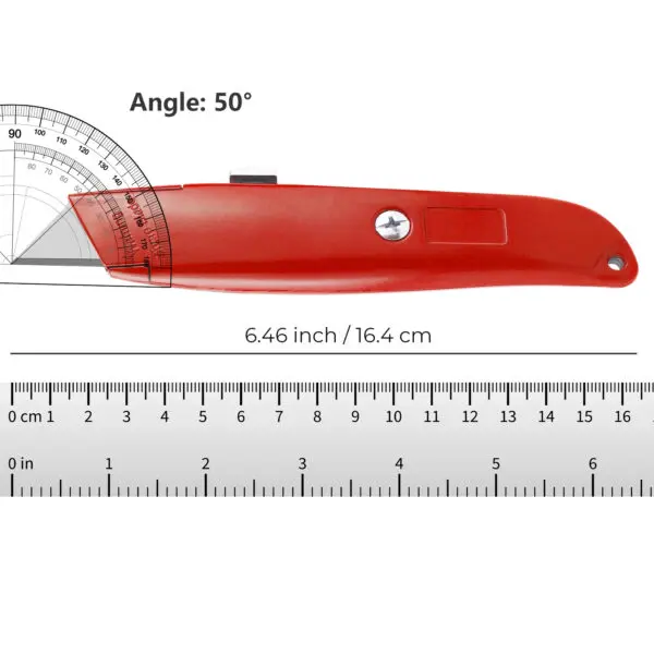 2Pack Utility Knife Box Cutter Retractable Blade Heavy Duty Utility Knife Retractable, Secure Locking,or Home, Office, School - Image 3