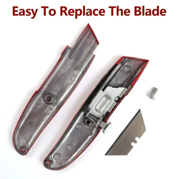 2Pack Utility Knife Box Cutter Retractable Blade Heavy Duty Utility Knife Retractable, Secure Locking,or Home, Office, School - Image 4