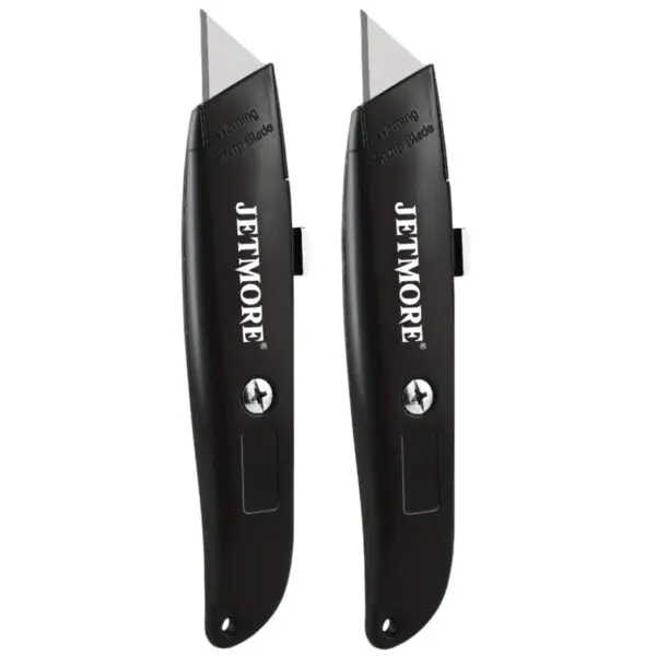 2Pack Utility Knife Box Cutter Retractable Blade Heavy Duty Utility Knife Retractable, Secure Locking,or Home, Office, School - Image 7