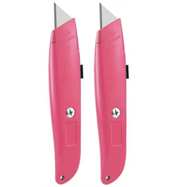 2Pack Utility Knife Box Cutter Retractable Blade Heavy Duty Utility Knife Retractable, Secure Locking,or Home, Office, School - Image 8