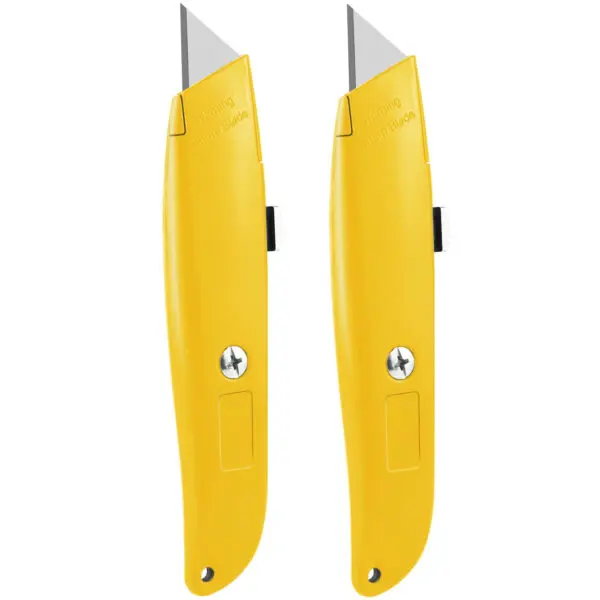 2Pack Utility Knife Box Cutter Retractable Blade Heavy Duty Utility Knife Retractable, Secure Locking,or Home, Office, School - Image 10