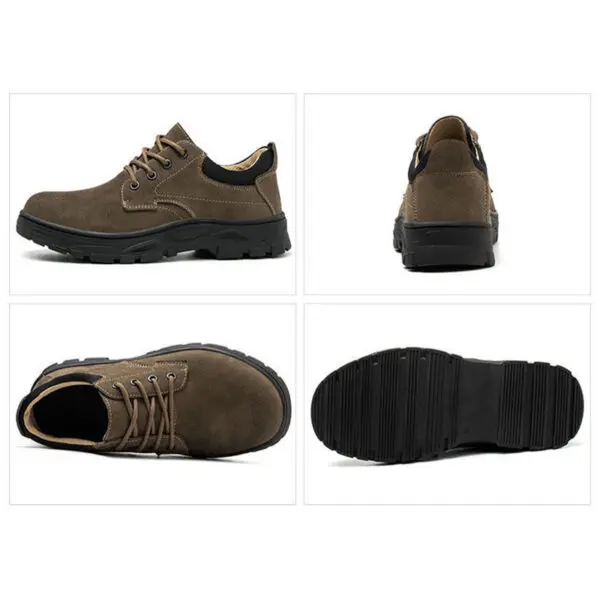 Oulylan New Safety Shoes Lightweight Breathable Anti Smashing Anti Piercing Steel Toe Wear-Resistant Welding Work Shoes - Image 6