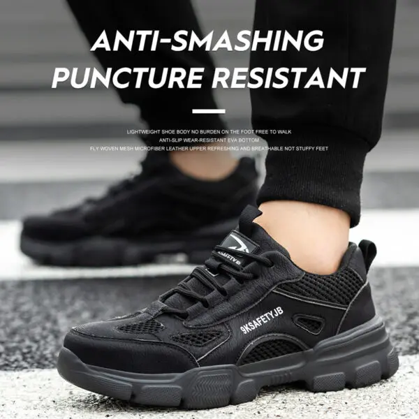 New Unisex Safety Shoes Men Work Sneakers Indestructible Safety Boots Women Shoes Men Steel Toe Shoes Sport Style - Image 5
