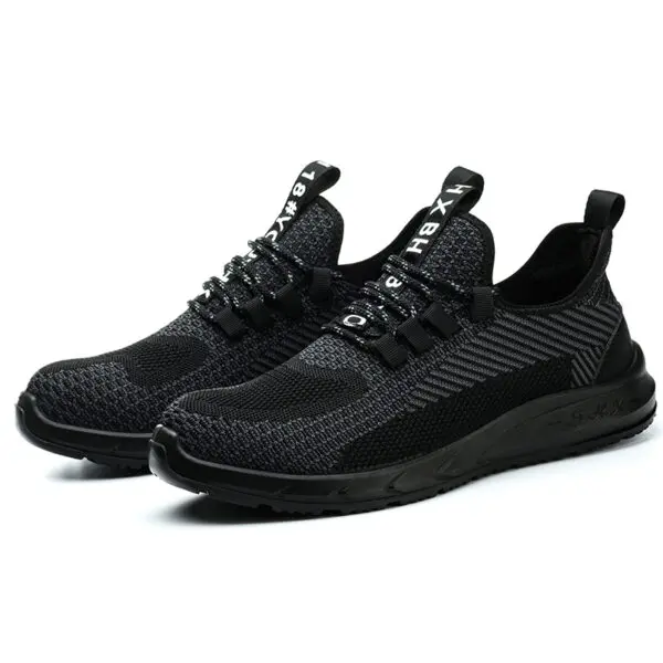 Anti-smash Men Steel Toe Work Shoes Lightweight Breathable Work Sneaker Indestructible Protective Boots Non Slip Work Shoes - Image 7